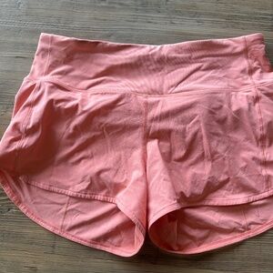 Lululemon High Rise - 4 inch Speed Up Shorts